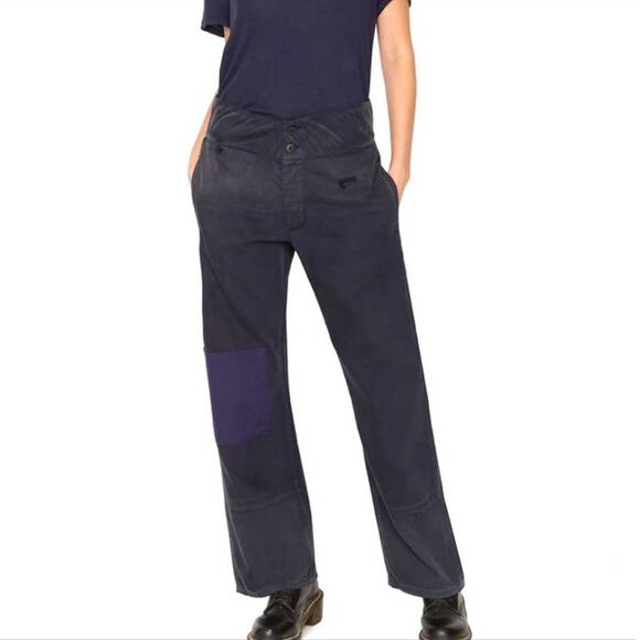 Sandrine Rose French Worker Knee Patch Cinch Pant - 28 - Picture 3 of 11
